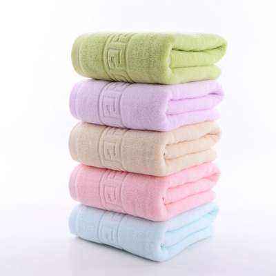 Wholesale Solid Color Cotton Bath beach towel